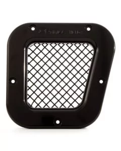 Right hand side vent for Land Rover Defender by Optimill- Black surround with black mesh