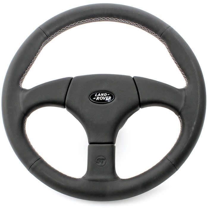 Startech Defender Steering Wheel with silver stitching