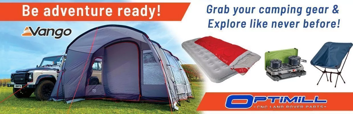 Large Range of Vango Camping gear from Optimill for your Land Rover and VW Campers
